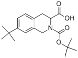 2-(Tert-butoxycarbonyl)-7-tert-butyl-1,2,3,4-tetrahydroisoquinoline-3-carboxylic acid Structure,545394-19-2Structure