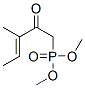 [(E)-3-methyl-2-oxo-3-pentenyl ]phosphonic acid dimethyl ester Structure,54543-04-3Structure