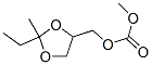 (2-Ethyl-2-methyl-1,3-dioxolan-4-yl)methyl methyl carbonate Structure,545517-71-3Structure