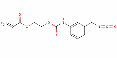 2-[[[(3-Isocyanatomethylphenyl)amino]carbonyl ]oxy]ethyl acrylate Structure,54554-39-1Structure