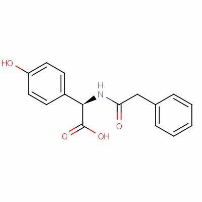 (R)-(4-hydroxyphenyl)(phenylacetamido)acetic acid Structure,54582-01-3Structure