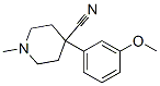 4-Cyano-4-(3-methoxyphenyl)-1-methyl-piperidine Structure,5460-79-7Structure