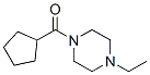 Piperazine,1-(cyclopentylcarbonyl)-4-ethyl-(9ci) Structure,546090-48-6Structure