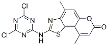 2-[(4,6-二氯-1,3,5-噻嗪-2-基)氨基]-4,9-二甲基-7H-吡喃并[2,3-g]苯并噻唑-7-酮結(jié)構(gòu)式_546144-87-0結(jié)構(gòu)式