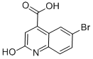 6-Bromo-2-hydroxyquinoline-4-carboxylic acid Structure,5463-29-6Structure