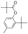 2,2-Dimethylpropanoic acid 2-tert-butyl-4-methylphenyl ester Structure,54644-42-7Structure