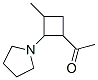 1-[3-Methyl-2-(1-pyrrolidinyl)cyclobutyl ]ethanone Structure,54677-80-4Structure