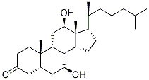 7Alpha,12alpha-dihydroxy-5beta-cholestan-3-one Structure,547-97-7Structure