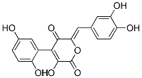 3-羥基-4-(2,5-二羥基苯基)-6-[(3,4-二羥基苯基)亞甲基]-2H-吡喃-2,5(6h)-二酮結(jié)構(gòu)式_54707-49-2結(jié)構(gòu)式