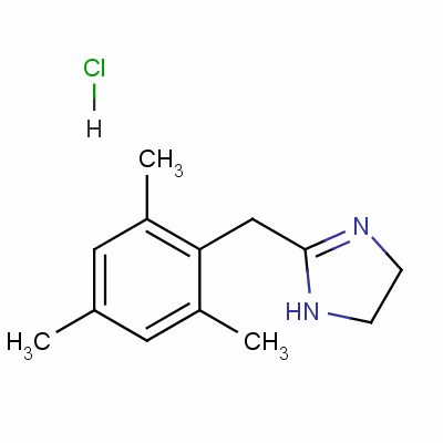 4,5-Dihydro-2-[(2,4,6-trimethylphenyl)methyl ]-1h-imidazole monohydrochloride Structure,54707-83-4Structure