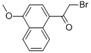 2-Bromo-1-(4-methoxy-1-naphthyl)ethanone Structure,5471-35-2Structure