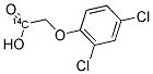 2,4-Dichlorophenoxyacetic acid-carboxy-14c Structure,54745-01-6Structure