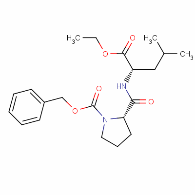 Ethyl n-[1-[(benzyloxy)carbonyl]-l-prolyl]-l-leucinate Structure,54769-24-3Structure