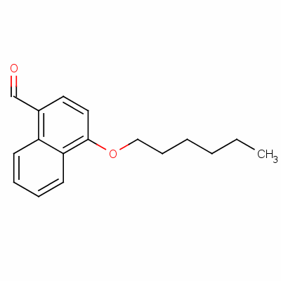 4-Hexyloxynaphthalene-1-carbaldehyde Structure,54784-12-2Structure