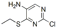 2-Chloro-4-ethylthio-5-pyrimidinamine Structure,54789-34-3Structure