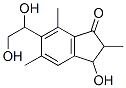 6-(1,2-Dihydroxyethyl)-2,3-dihydro-3-hydroxy-2,5,7-trimethyl-1h-inden-1-one Structure,54797-09-0Structure