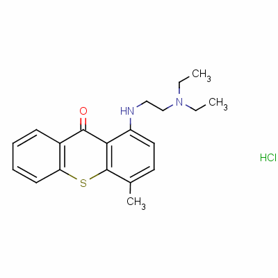 鹽酸硫蒽酮結(jié)構式_548-57-2結(jié)構式