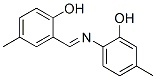 2-{[(2-Hydroxy-4-methylphenyl)imino]methyl }-4-methylphenol Structure,54825-06-8Structure