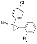 1-(4-Chlorophenyl)-2-[(dimethylamino)phenyl ]cyclopropanecarbonitrile Structure,54833-15-7Structure