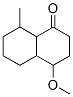 Decahydro-4-methoxy-8-methyl-naphthalen-1-one Structure,54845-31-7Structure