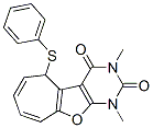 (9ci)-1,5-二氫-1,3-二甲基-5-(苯基硫代)-2H-環(huán)庚并[4,5]呋喃并[2,3-d]嘧啶-2,4(3h)-二酮結(jié)構(gòu)式_548475-61-2結(jié)構(gòu)式