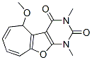 (9ci)-1,5-二氫-5-甲氧基-1,3-二甲基-2H-環(huán)庚并[4,5]呋喃并[2,3-d]嘧啶-2,4(3h)-二酮結(jié)構(gòu)式_548475-66-7結(jié)構(gòu)式