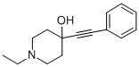 1-Ethyl-4-(2-phenylethynyl)piperidin-4-ol Structure,54848-20-3Structure