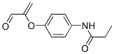 N-[4-[(1-formylethenyl)oxy]phenyl ]propionamide Structure,54852-62-9Structure