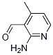 2-Amino-4-methyl-3-pyridinecarboxaldehyde Structure,54856-60-9Structure