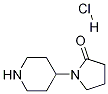 1-(Piperidin-4-yl)pyrrolidin-2-onehydrochloride Structure,548769-02-4Structure