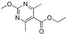 Ethyl 2-methoxy-4,6-dimethylpyrimidine-5-carboxylate Structure,548773-11-1Structure