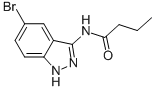 N-(5-bromo-1h-indazol-3-yl)butanamide Structure,548797-11-1Structure