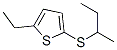 2-Ethyl-5-[(1-methylpropyl)thio]thiophene Structure,54889-41-7Structure