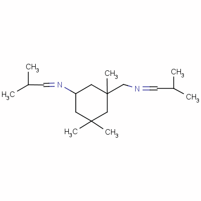 1,3,3-Trimethyl-n-(2-methylpropylidene)-5-[(2-methylpropylidene)amino]cyclohexanemethylamine Structure,54914-37-3Structure