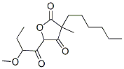 3-Hexyl-5-(2-methoxy-1-oxobutyl )-3-methyl-2,4(3h,5h)-furandione Structure,54934-68-8Structure