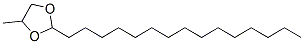 4-Methyl-2-pentadecyl-1,3-dioxolane Structure,54950-56-0Structure