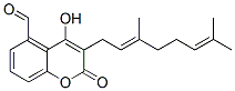 3-[(E)-3,7-二甲基-2,6-壬二烯基]-4-羥基-2-氧代-2H-1-苯并吡喃-5-甲醛結(jié)構(gòu)式_54963-36-9結(jié)構(gòu)式