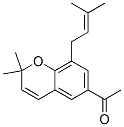 6-Acetyl-2,2-dimethyl-8-(3-methyl-2-butenyl )-2h-1-benzopyran Structure,54963-38-1Structure