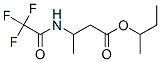 Butanoic acid,3-[(trifluoroacetyl)amino]-,1-methylpropyl ester Structure,54986-67-3Structure