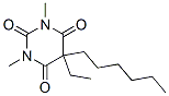 5-Ethyl-5-hexyl-1,3-dimethyl-2,4,6(1h,3h,5h)-pyrimidinetrione Structure,55000-37-8Structure