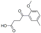 4-(2-Methoxy-5-methyl-phenyl)-4-oxo-butyric acid Structure,55007-22-2Structure