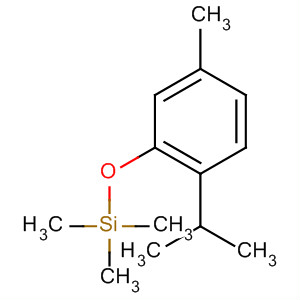 Trimethyl (5-methyl-2-isopropylphenoxy)silane Structure,55012-80-1Structure