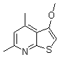 3-Methoxy-4,6-dimethylthieno[2.3-b]pyridine Structure,55023-34-2Structure