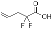 2,2-Difluoropent-4-enoic acid Structure,55039-89-9Structure