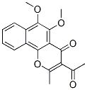 3-Acetyl-5,6-dimethoxy-2-methyl-4h-naphtho[1,2-b]pyran-4-one Structure,55044-16-1Structure