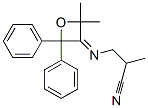 3-[(2,2-Dimethyl-4,4-diphenyloxetan-3-ylidene)amino]-2-methylpropanenitrile Structure,55044-22-9Structure