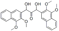 1-Hydroxy-3,4-dimethoxy-2-naphthalenyl (methyl) ketone Structure,55044-93-4Structure