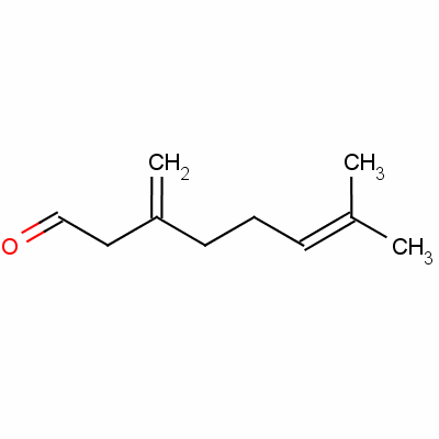 7-Methyl-3-methyleneoct-6-enal Structure,55050-40-3Structure