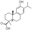 [1S,(+)]-1,2,3,4,4a,9,10,10aα-八氫-6-羥基-1,4aβ-二甲基-7-(1-甲基乙基)-1β-菲羧酸結構式_55051-96-2結構式