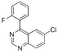 6-Chloro-4-(2-fluorophenyl)quinazoline Structure,55075-93-9Structure